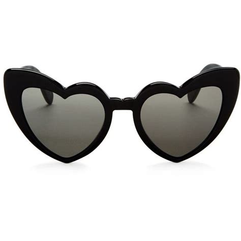 ysl heart sunglasses white|ysl sunglasses oversized.